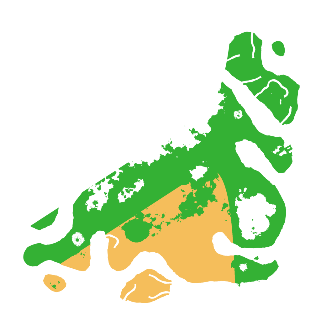 Biome Rust Map: Procedural Map, Size: 3800, Seed: 5503848