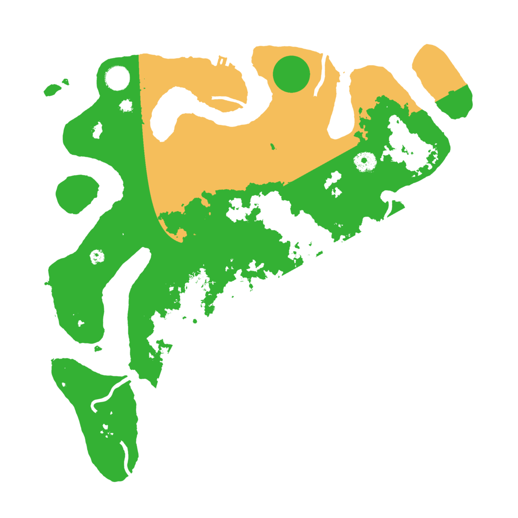 Biome Rust Map: Procedural Map, Size: 3700, Seed: 479746930