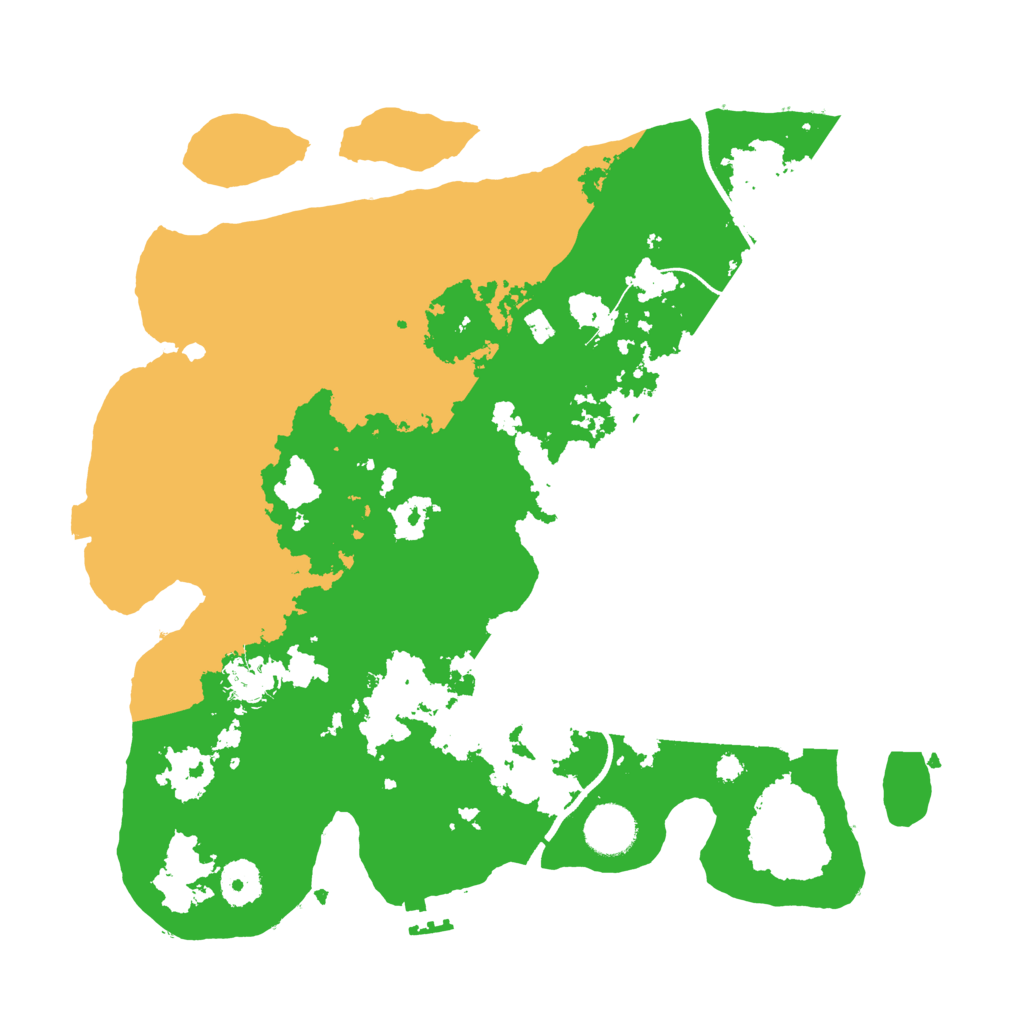 Biome Rust Map: Procedural Map, Size: 3500, Seed: 564387213