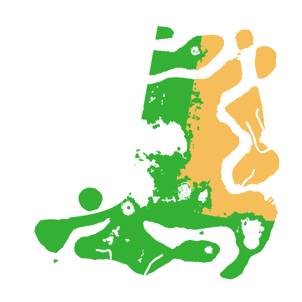 Biome Rust Map: Procedural Map, Size: 3500, Seed: 2024289