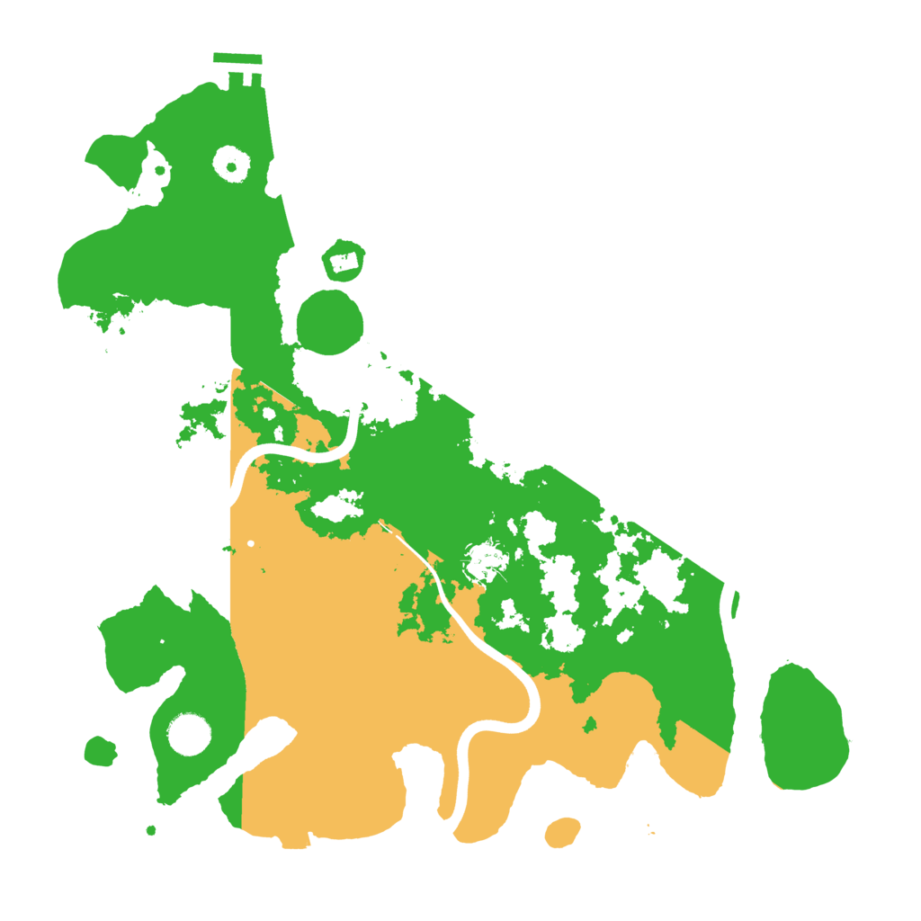 Biome Rust Map: Procedural Map, Size: 3800, Seed: 3168807