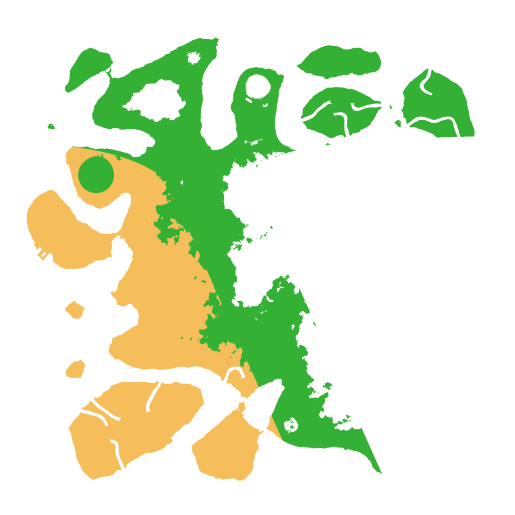 Biome Rust Map: Procedural Map, Size: 3800, Seed: 49311