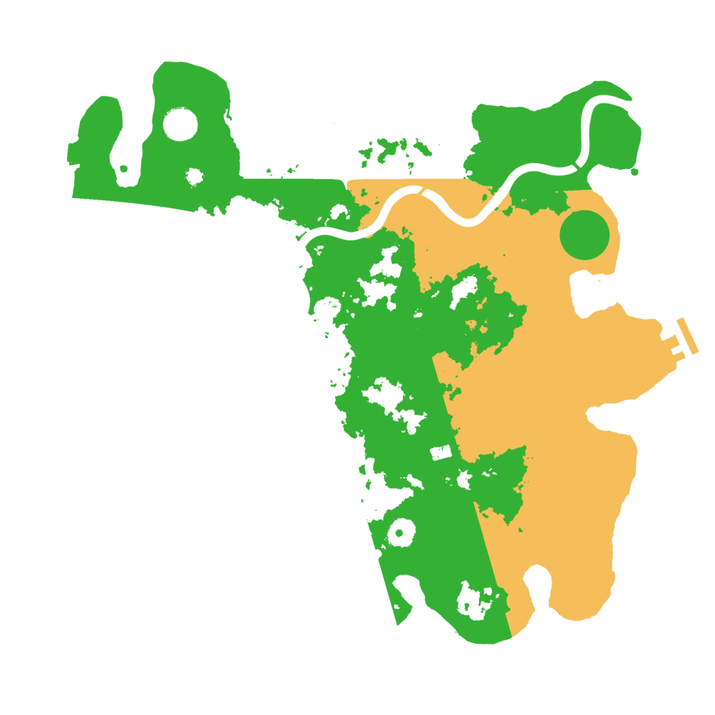 Biome Rust Map: Procedural Map, Size: 3800, Seed: 3418513