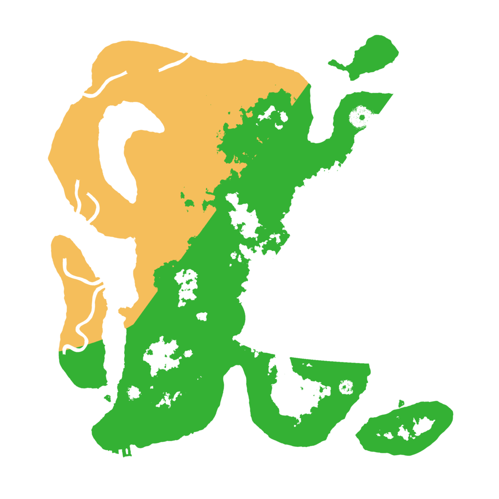 Biome Rust Map: Procedural Map, Size: 3500, Seed: 3380692