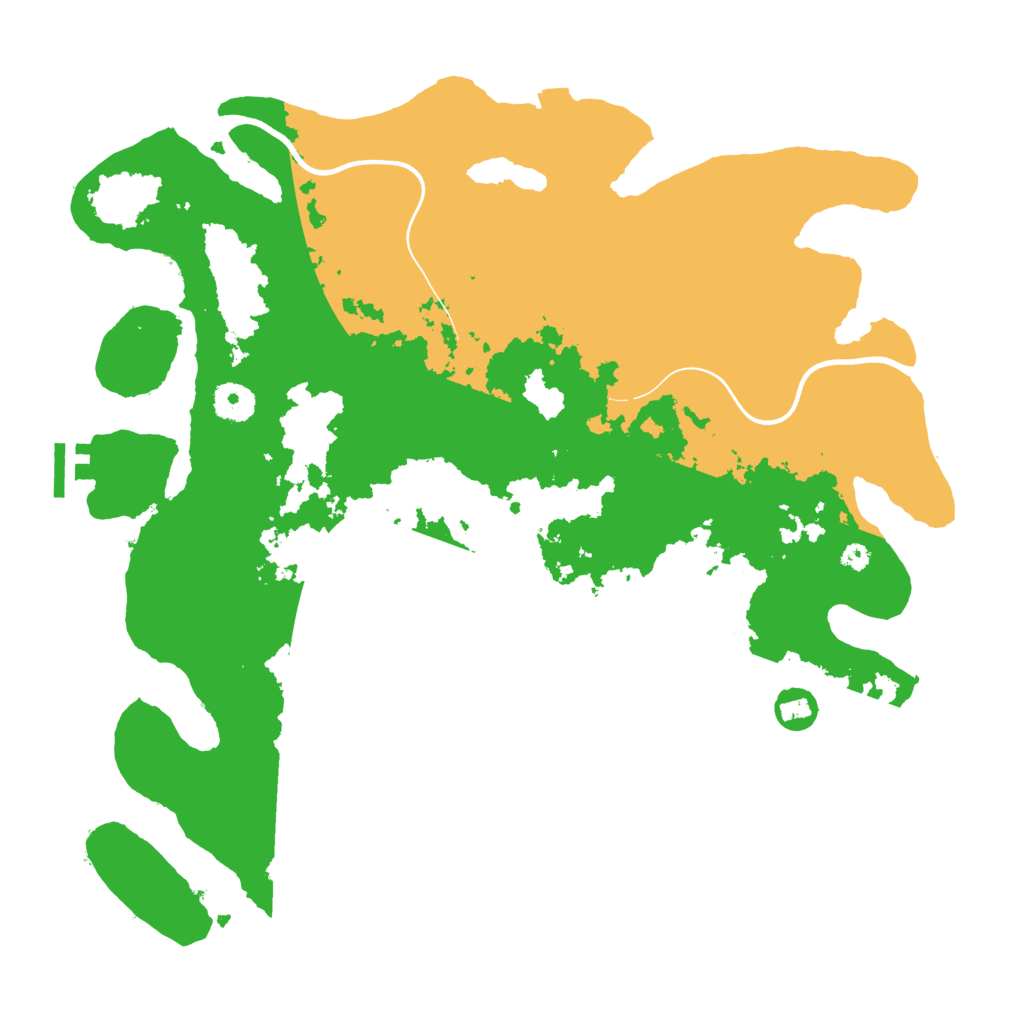 Biome Rust Map: Procedural Map, Size: 3800, Seed: 521171