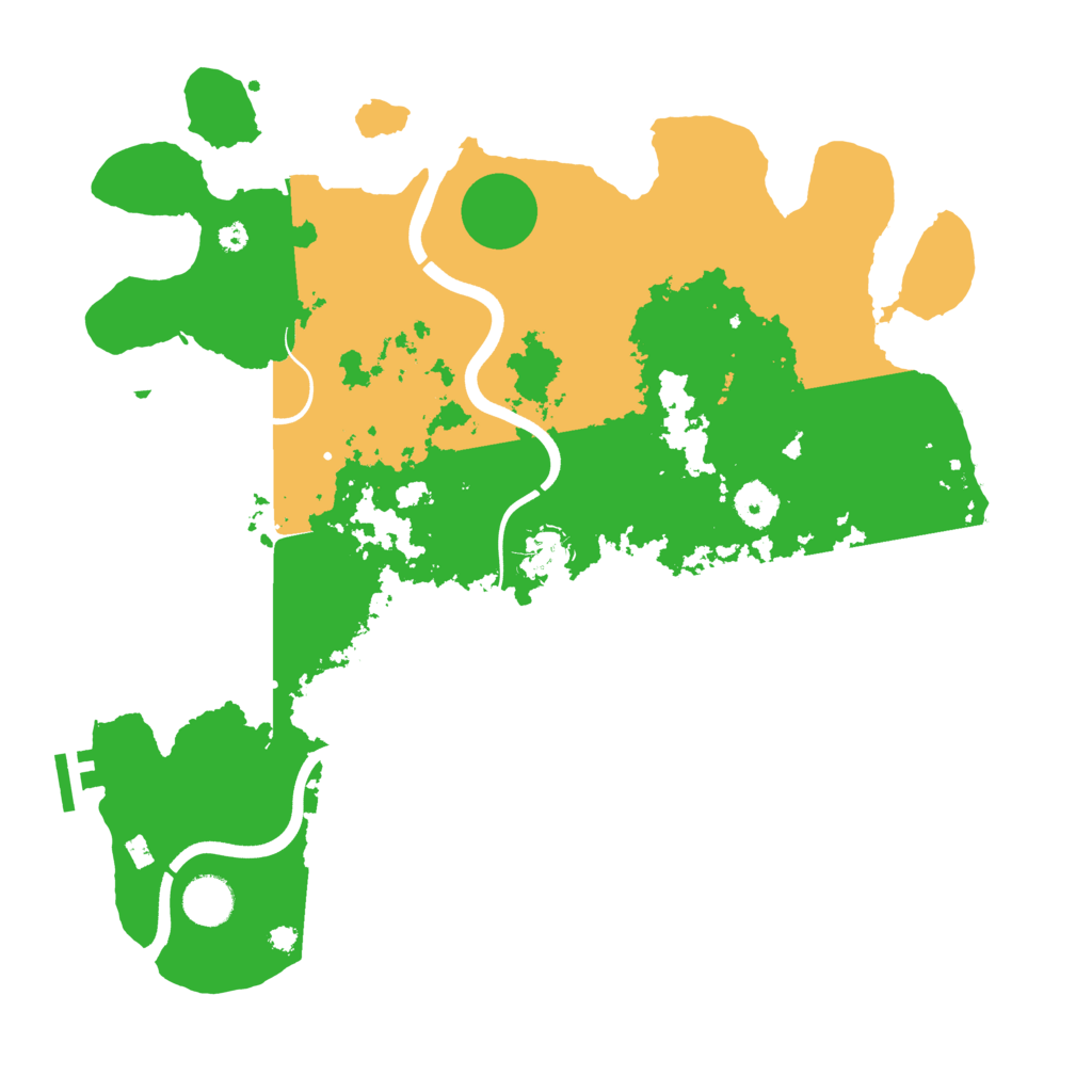 Biome Rust Map: Procedural Map, Size: 3800, Seed: 6261919