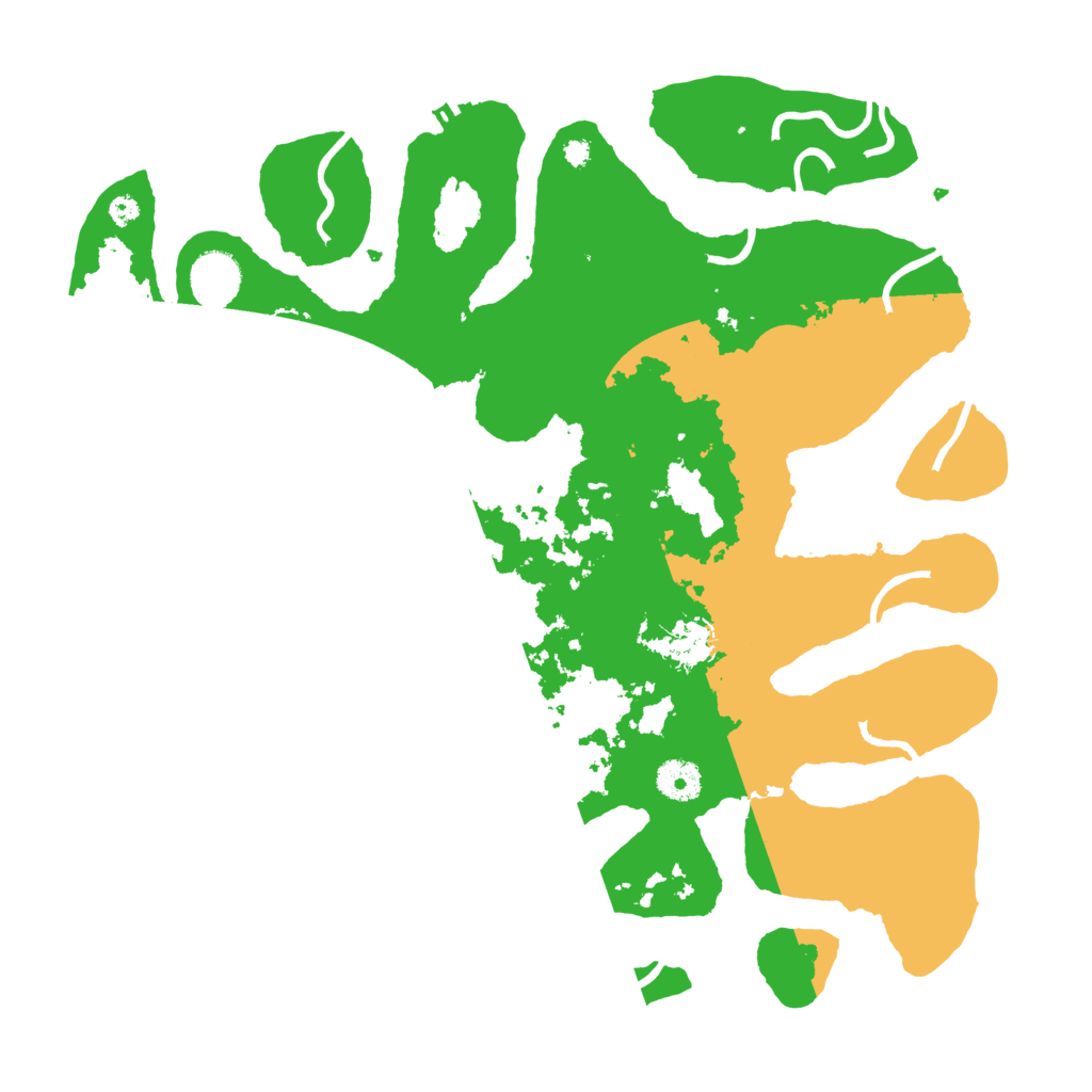 Biome Rust Map: Procedural Map, Size: 3800, Seed: 3940027