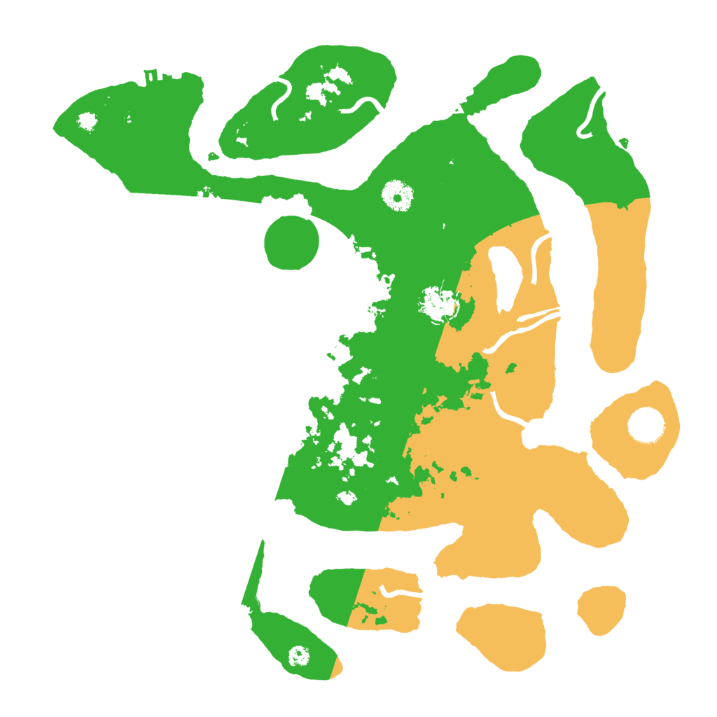 Biome Rust Map: Procedural Map, Size: 3500, Seed: 1917132