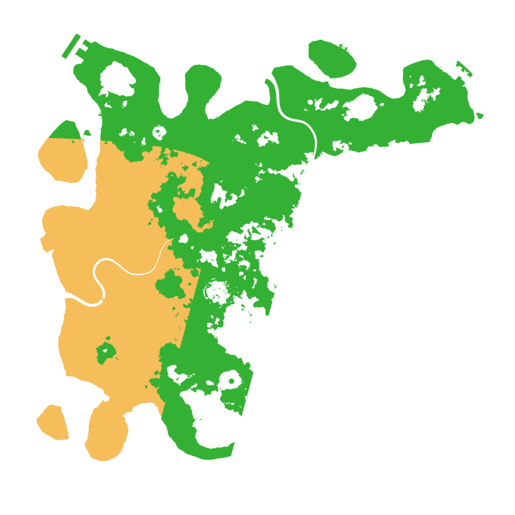 Biome Rust Map: Procedural Map, Size: 3800, Seed: 2059619