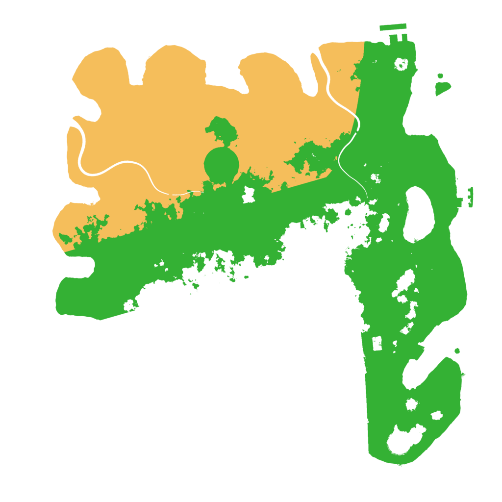 Biome Rust Map: Procedural Map, Size: 3800, Seed: 2433146
