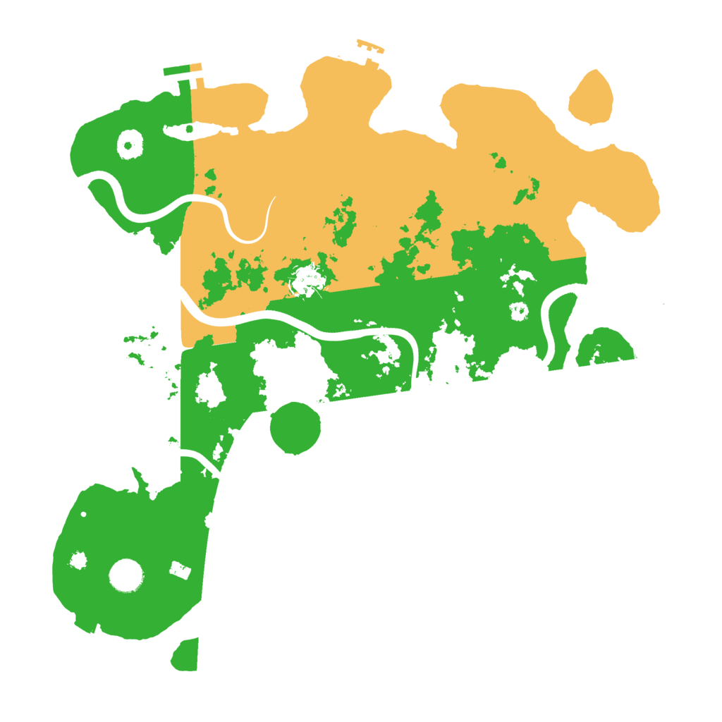 Biome Rust Map: Procedural Map, Size: 3800, Seed: 1055821