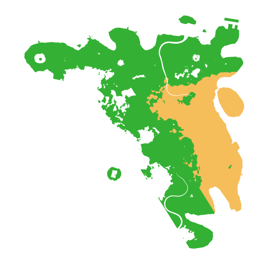 Biome Rust Map: Procedural Map, Size: 3800, Seed: 271244