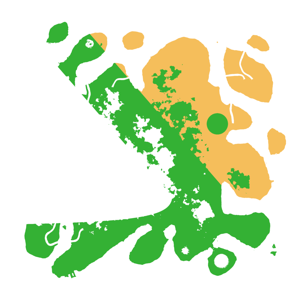 Biome Rust Map: Procedural Map, Size: 3800, Seed: 2869724