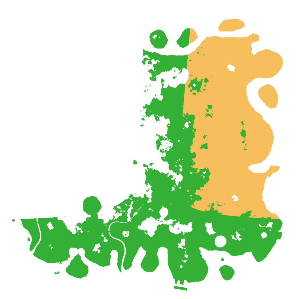 Biome Rust Map: Procedural Map, Size: 4500, Seed: 1242249