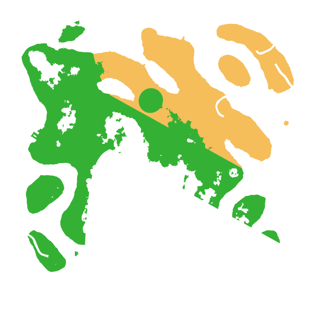 Biome Rust Map: Procedural Map, Size: 3500, Seed: 4000094