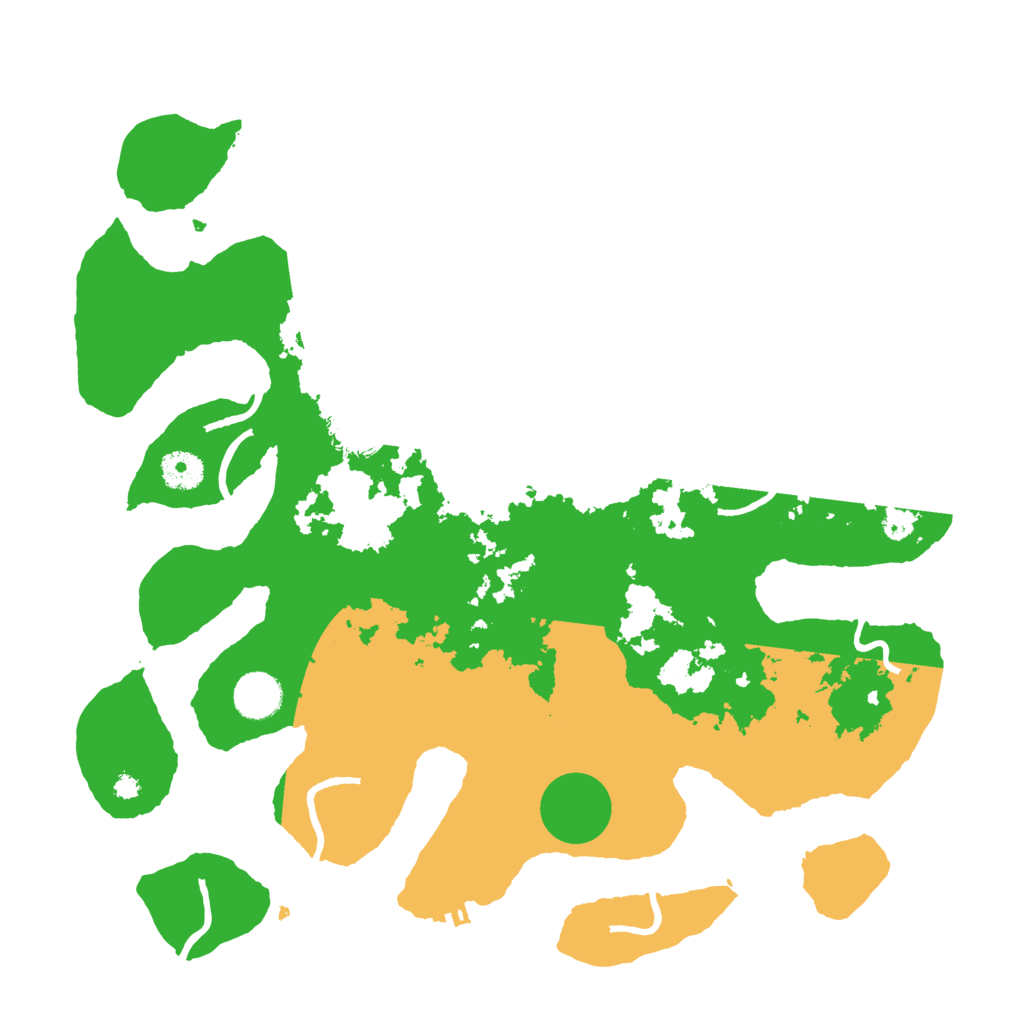 Biome Rust Map: Procedural Map, Size: 3800, Seed: 1991852