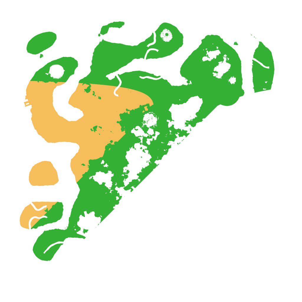 Biome Rust Map: Procedural Map, Size: 3800, Seed: 86158
