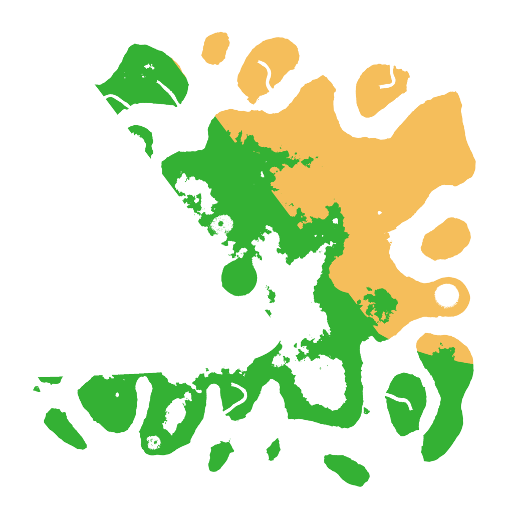 Biome Rust Map: Procedural Map, Size: 3800, Seed: 3045530
