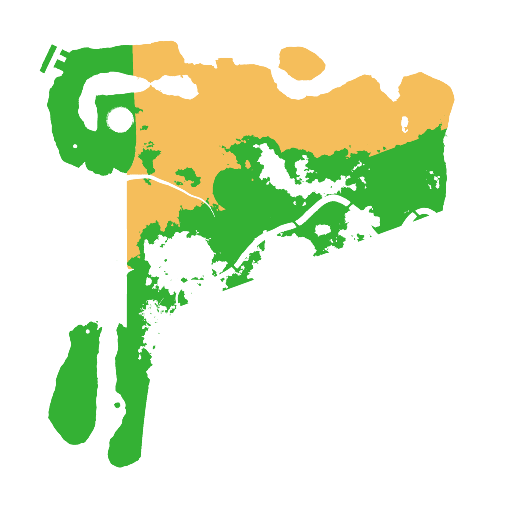 Biome Rust Map: Procedural Map, Size: 3500, Seed: 5516088