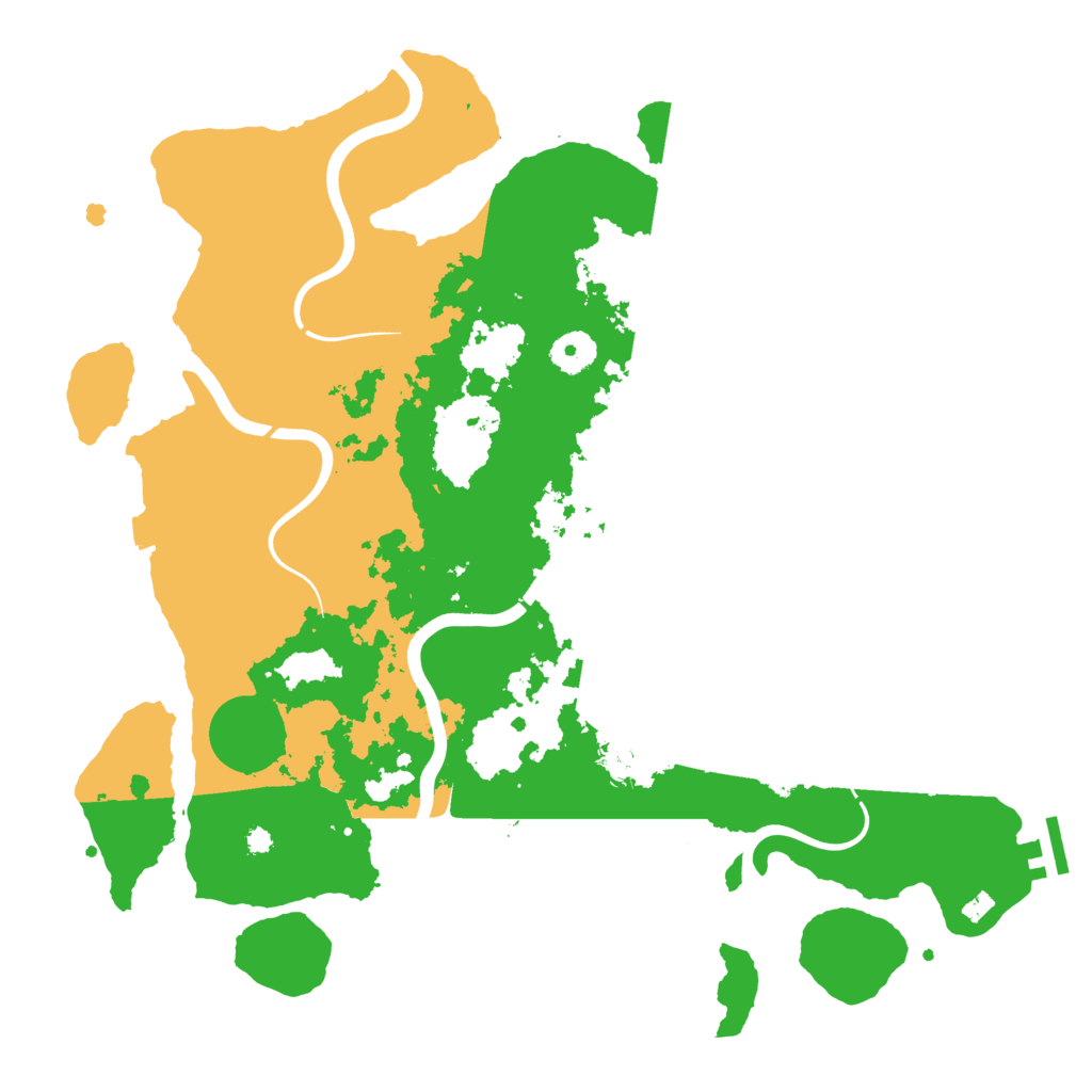 Biome Rust Map: Procedural Map, Size: 3800, Seed: 131856