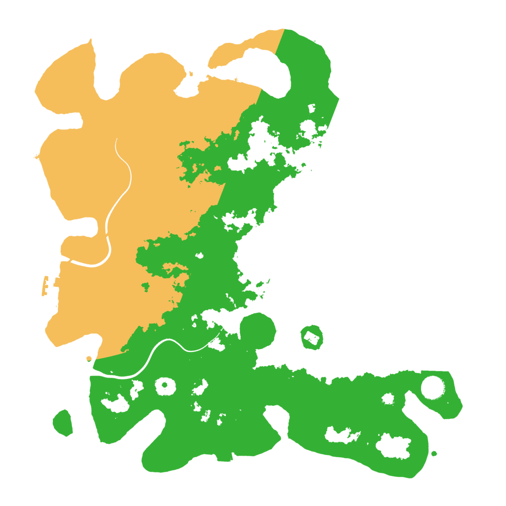 Biome Rust Map: Procedural Map, Size: 3800, Seed: 3134034