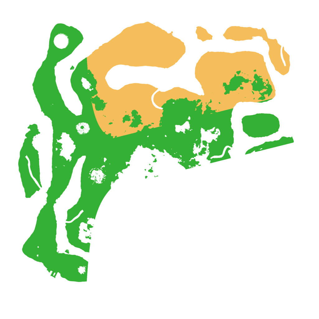 Biome Rust Map: Procedural Map, Size: 3800, Seed: 2398663