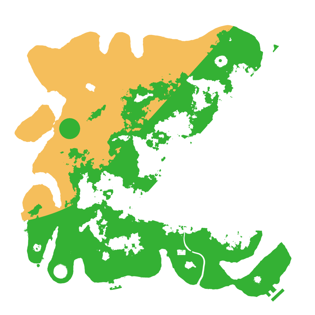 Biome Rust Map: Procedural Map, Size: 4000, Seed: 156534