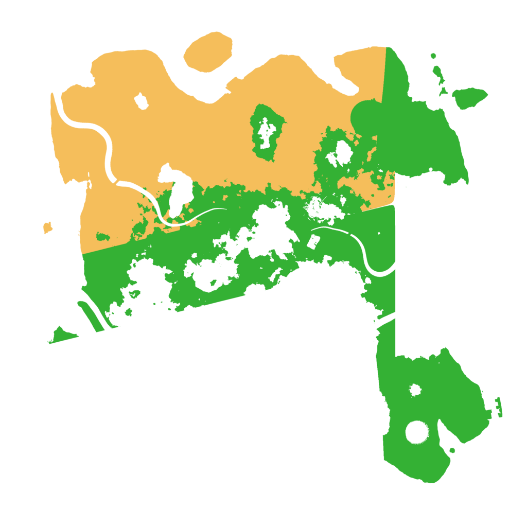 Biome Rust Map: Procedural Map, Size: 4000, Seed: 606851