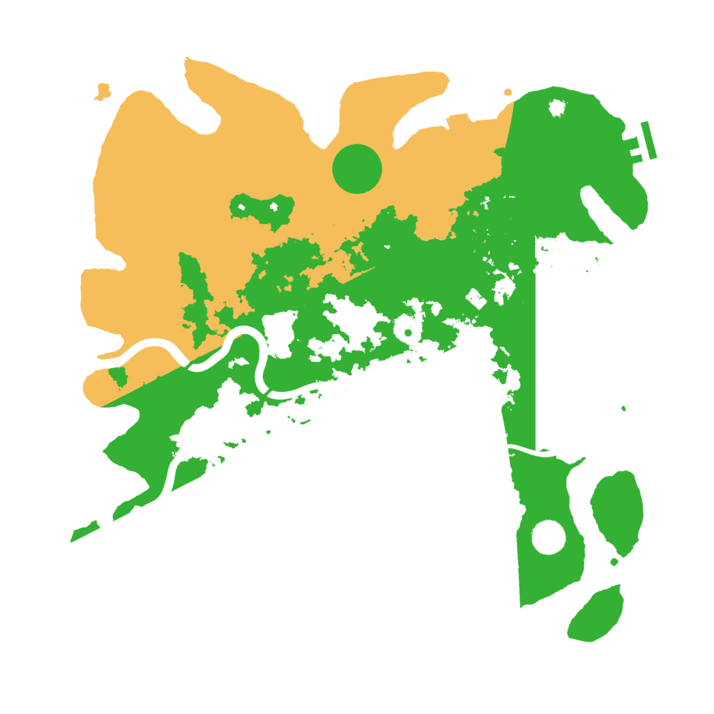 Biome Rust Map: Procedural Map, Size: 3800, Seed: 1674044