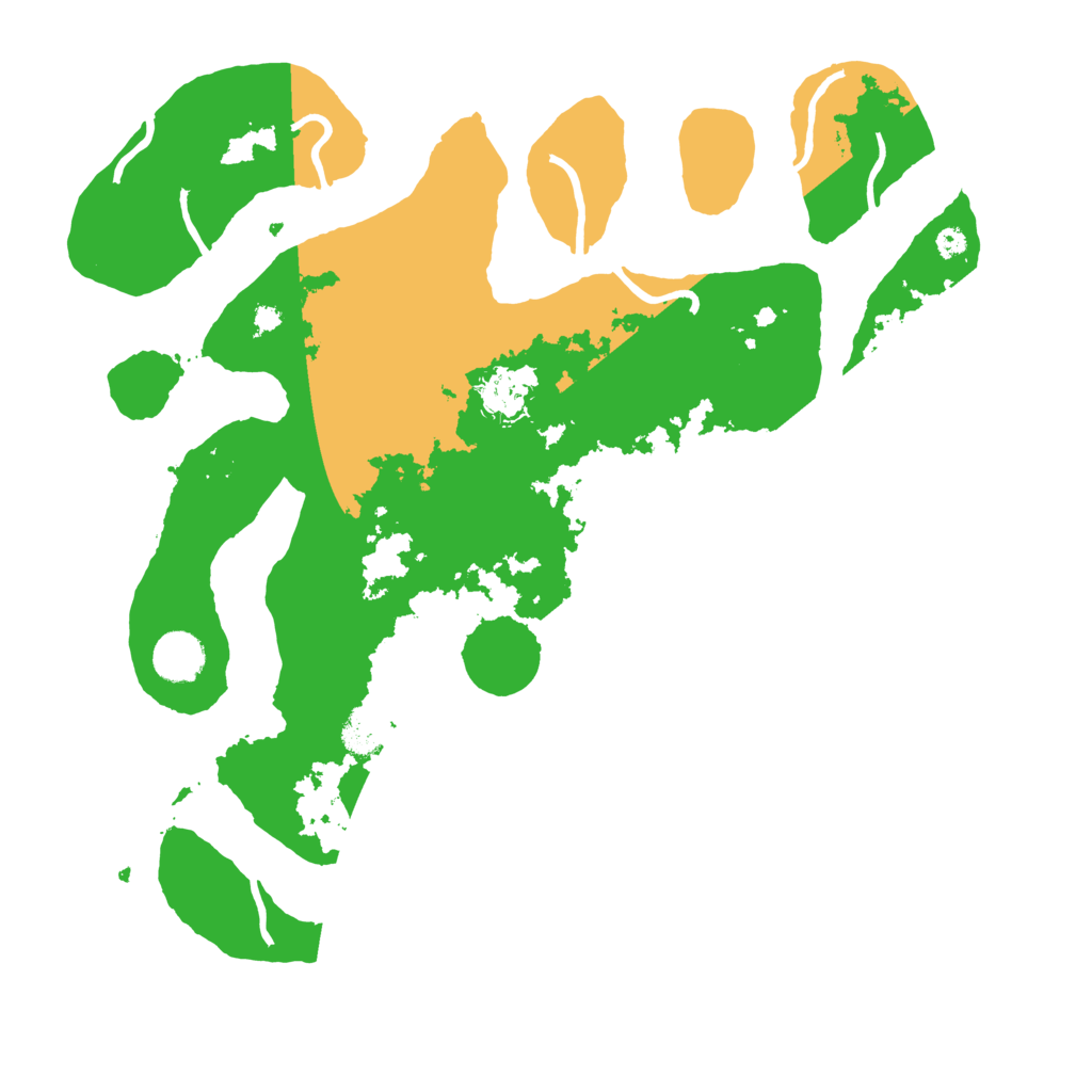 Biome Rust Map: Procedural Map, Size: 3800, Seed: 320877