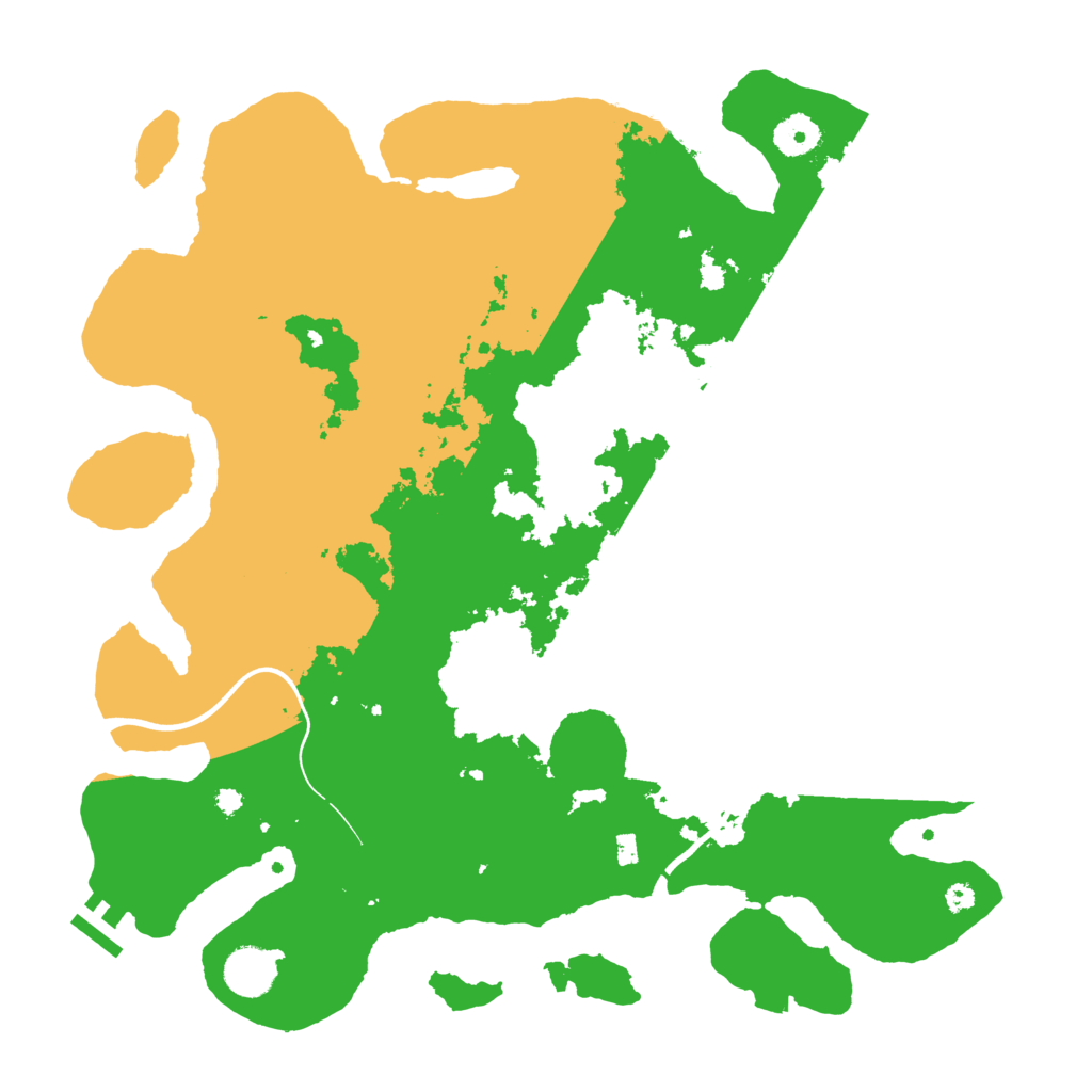 Biome Rust Map: Procedural Map, Size: 3800, Seed: 6431087