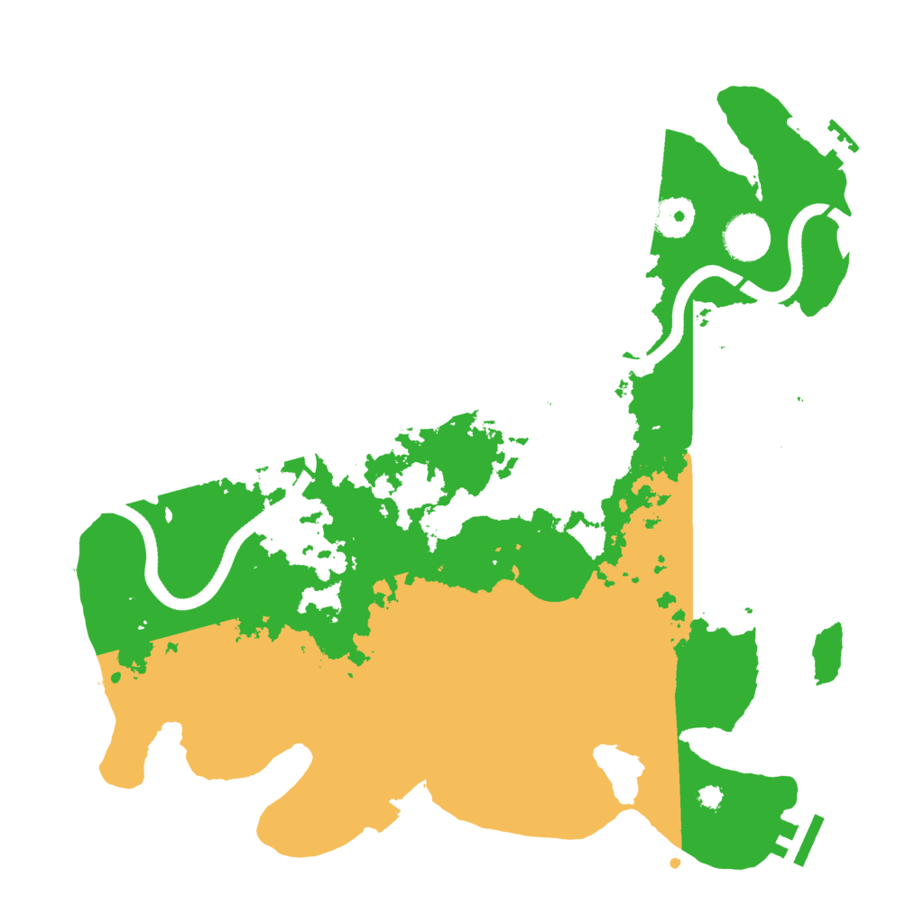 Biome Rust Map: Procedural Map, Size: 3500, Seed: 1437460