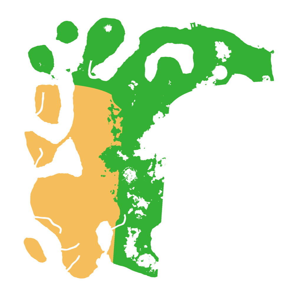 Biome Rust Map: Procedural Map, Size: 3800, Seed: 3054262