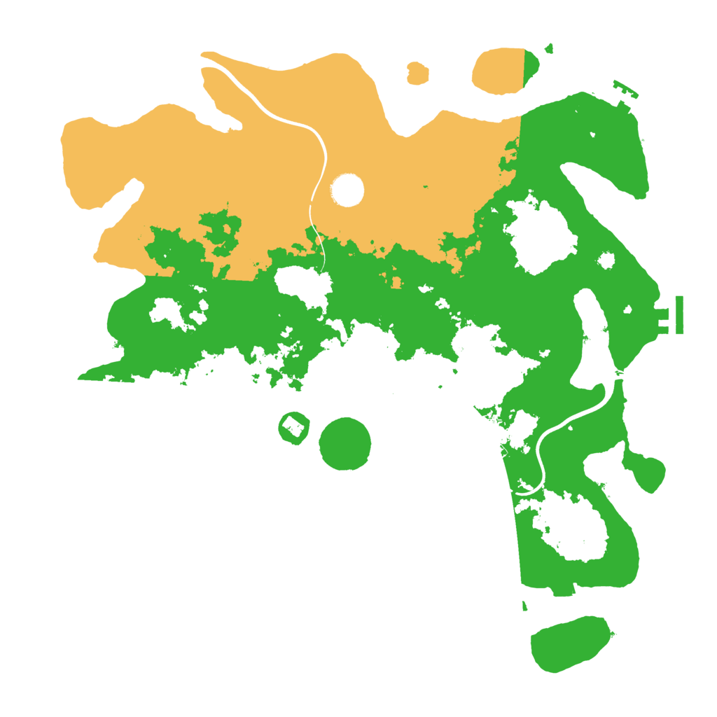 Biome Rust Map: Procedural Map, Size: 3800, Seed: 5599474