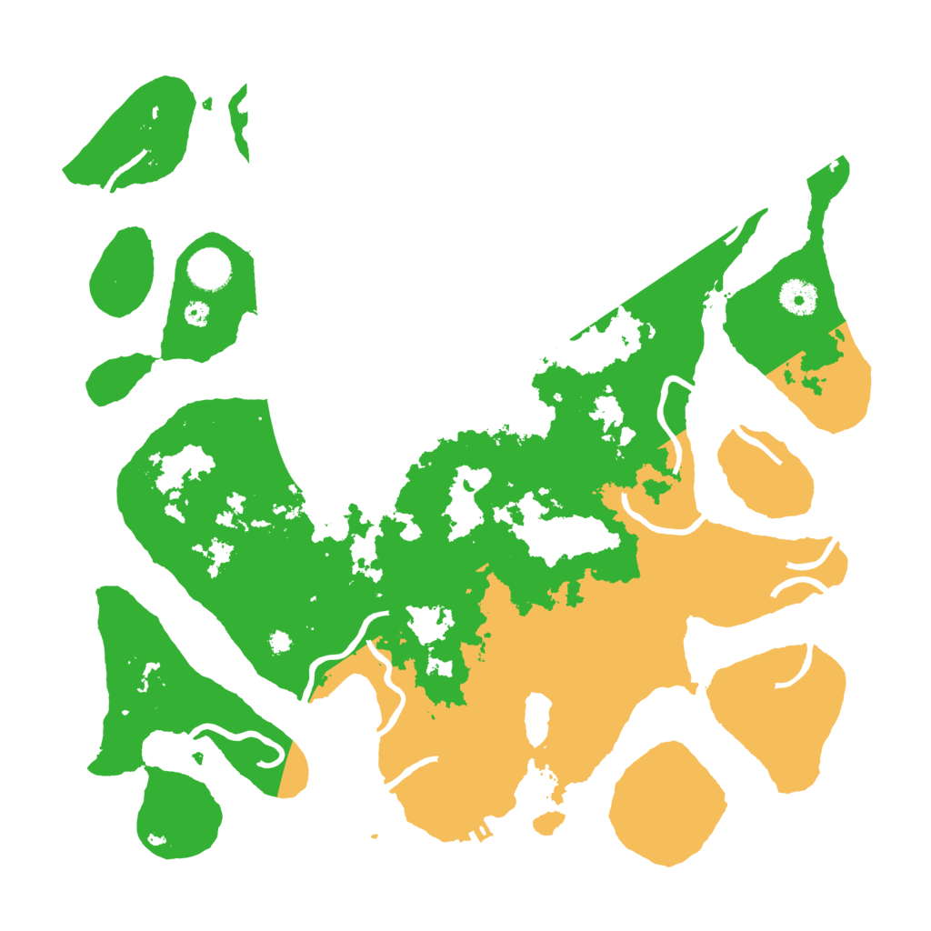 Biome Rust Map: Procedural Map, Size: 3800, Seed: 4757837