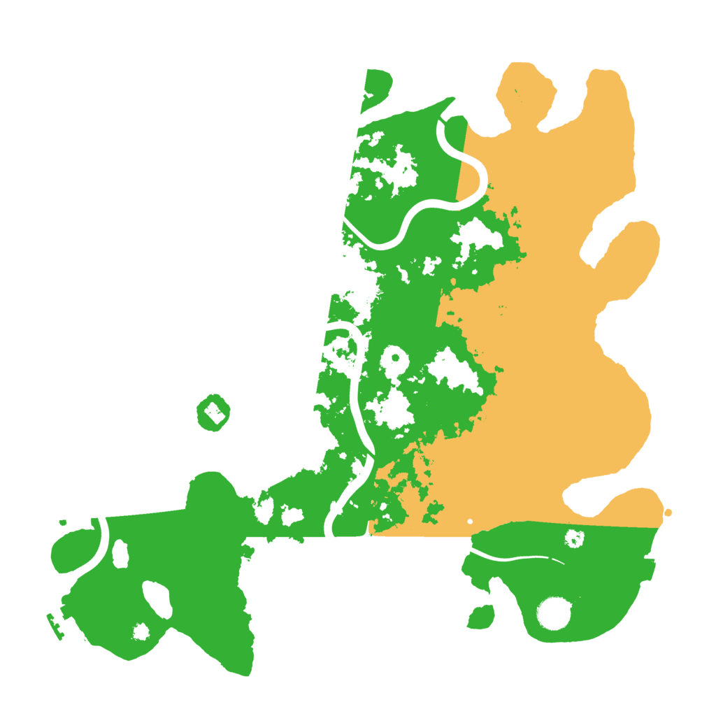 Biome Rust Map: Procedural Map, Size: 3800, Seed: 728099