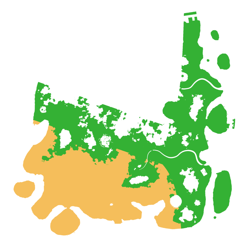 Biome Rust Map: Procedural Map, Size: 3800, Seed: 2920845