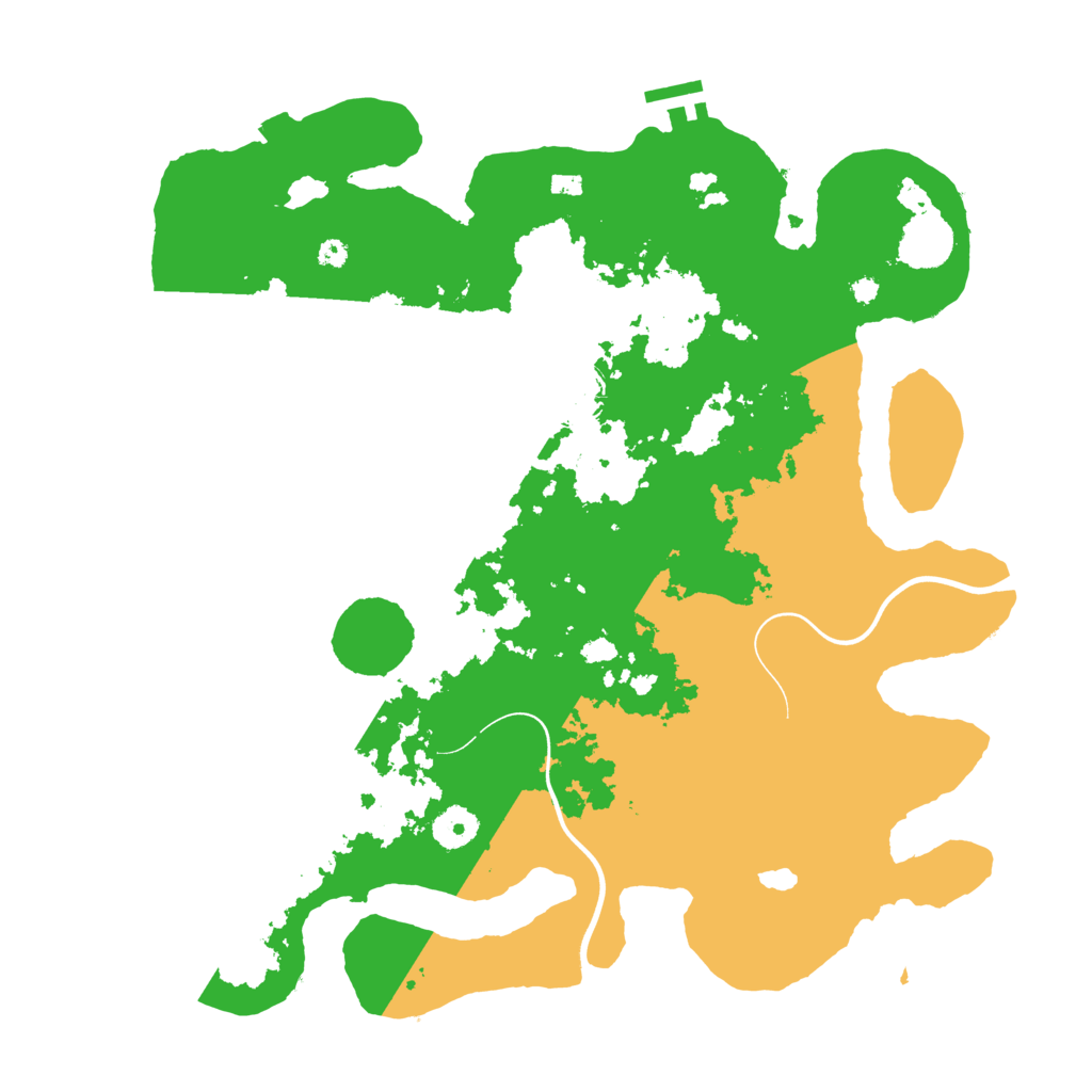 Biome Rust Map: Procedural Map, Size: 3800, Seed: 1116742