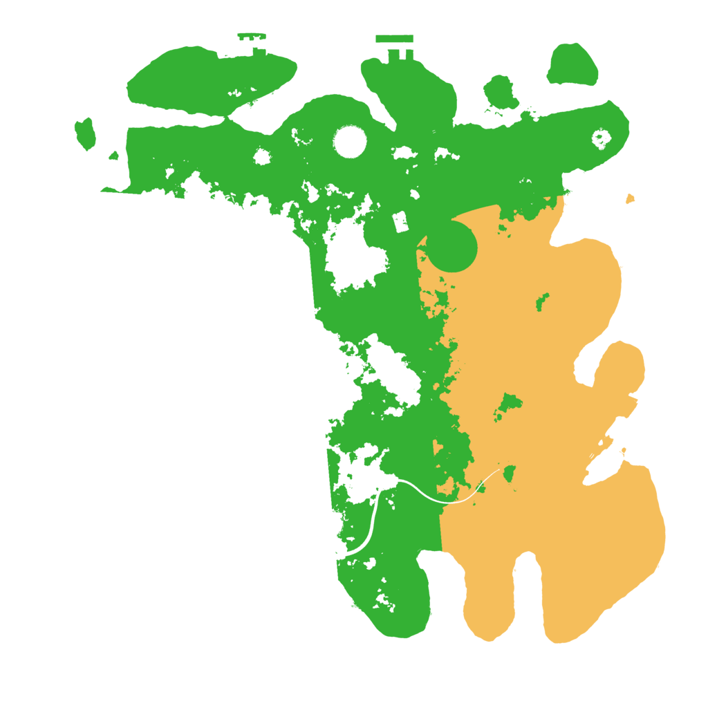 Biome Rust Map: Procedural Map, Size: 3800, Seed: 287701