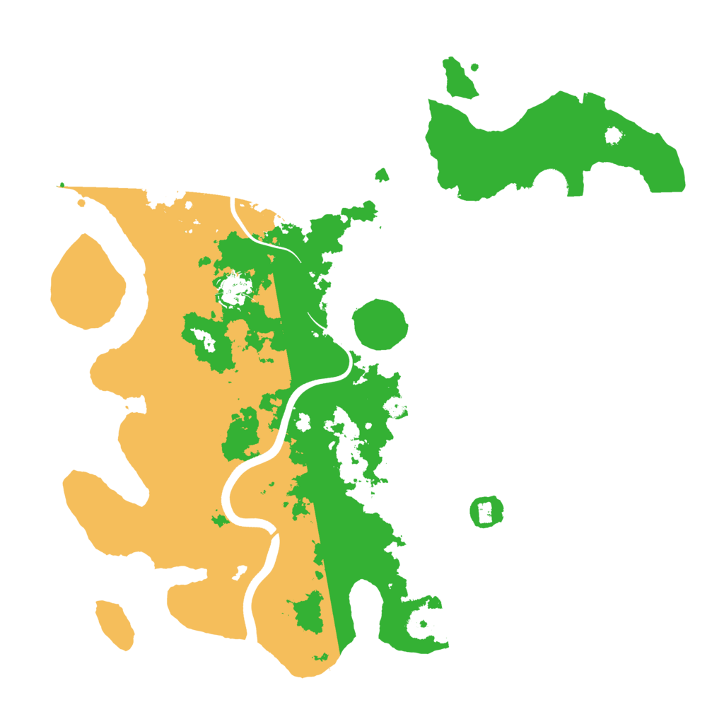 Biome Rust Map: Procedural Map, Size: 3800, Seed: 4068417