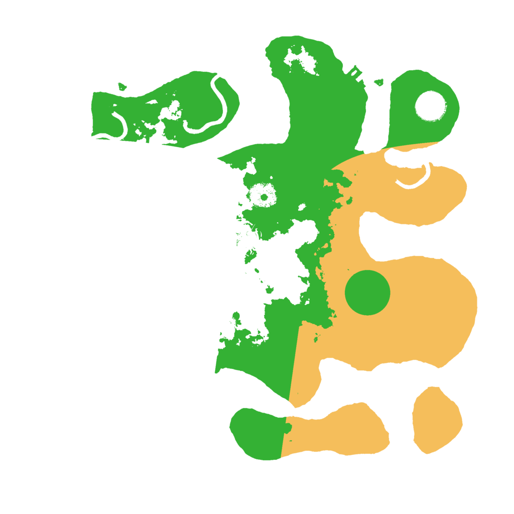 Biome Rust Map: Procedural Map, Size: 3000, Seed: 2437452