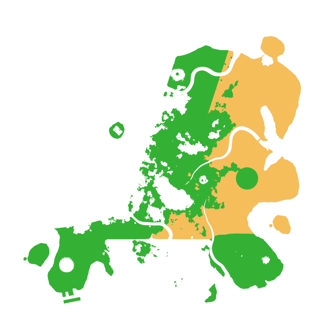 Biome Rust Map: Procedural Map, Size: 3800, Seed: 6110862