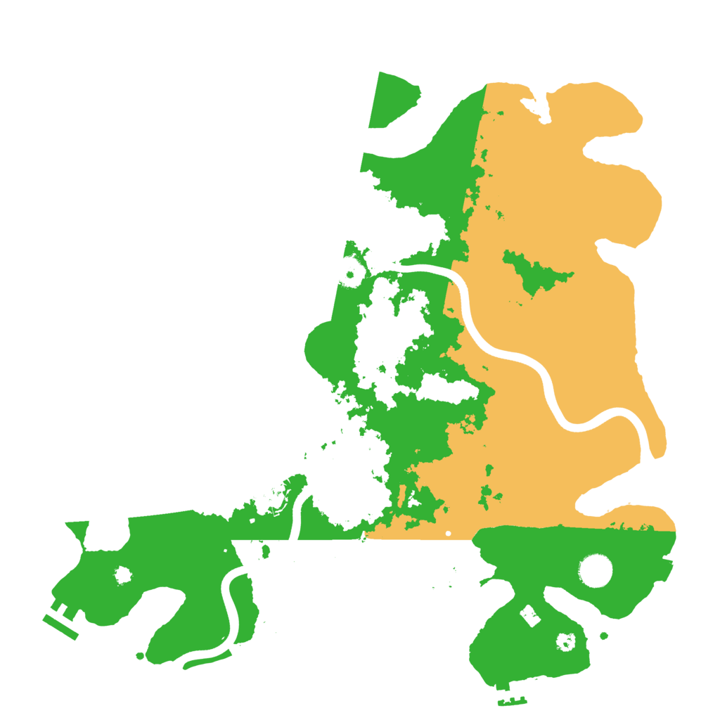 Biome Rust Map: Procedural Map, Size: 3767, Seed: 15825