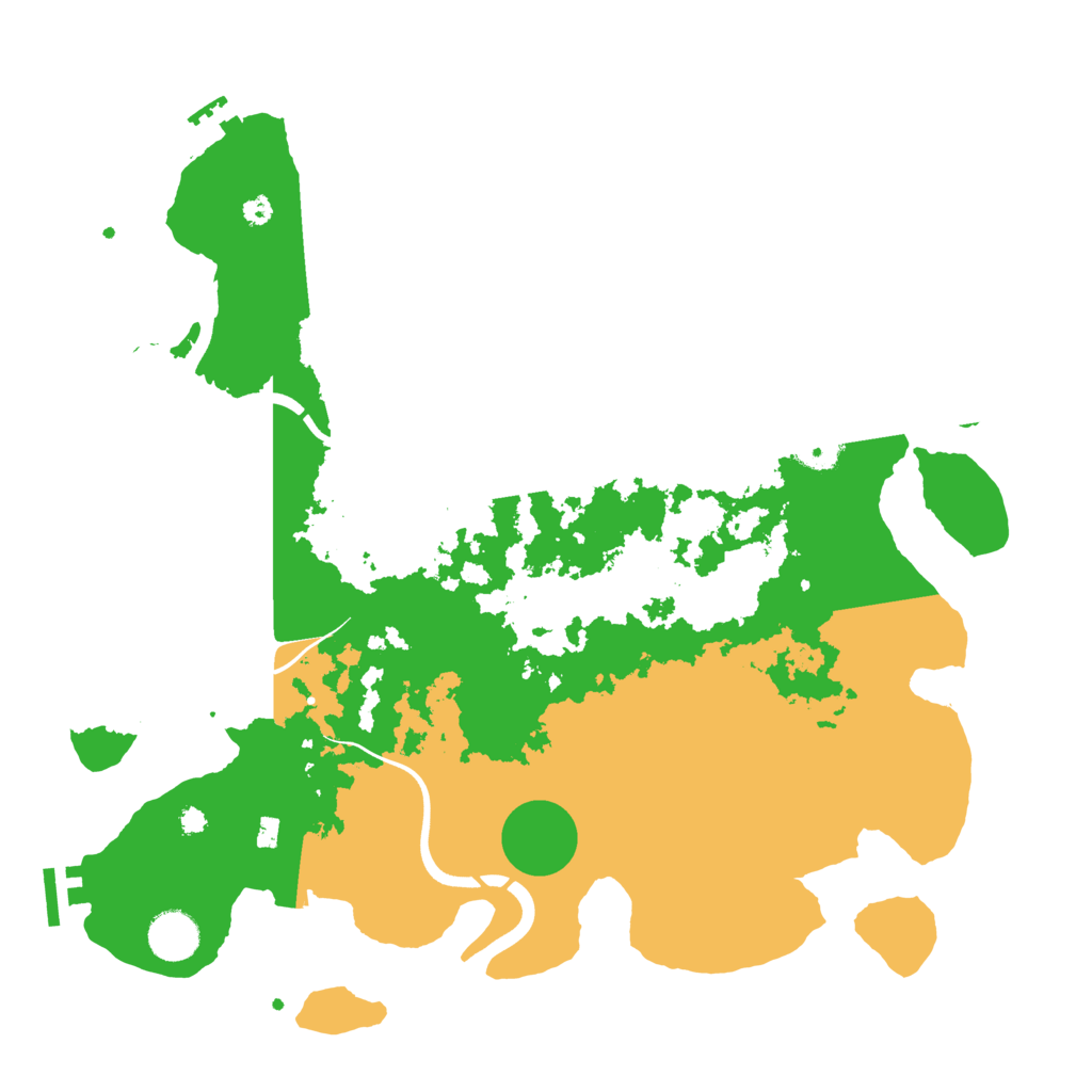 Biome Rust Map: Procedural Map, Size: 3800, Seed: 2777489