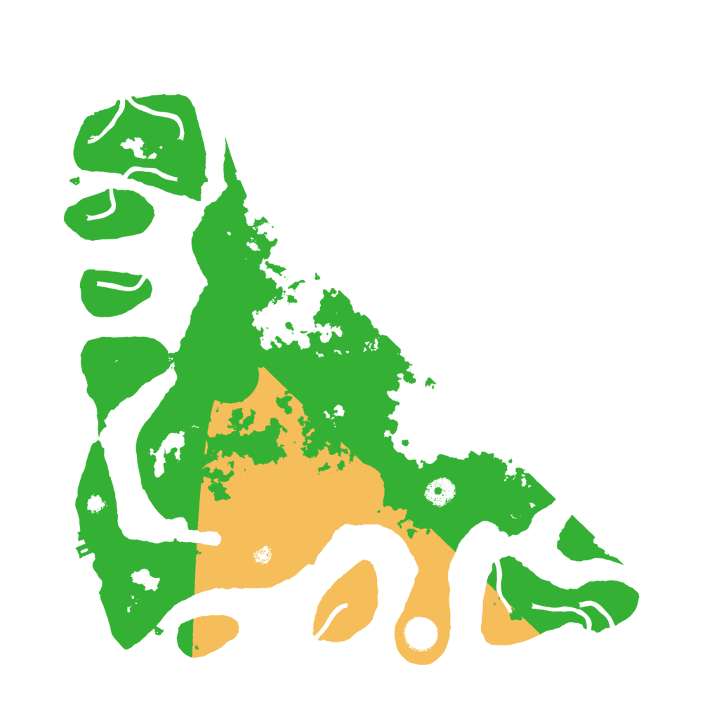 Biome Rust Map: Procedural Map, Size: 3800, Seed: 883681