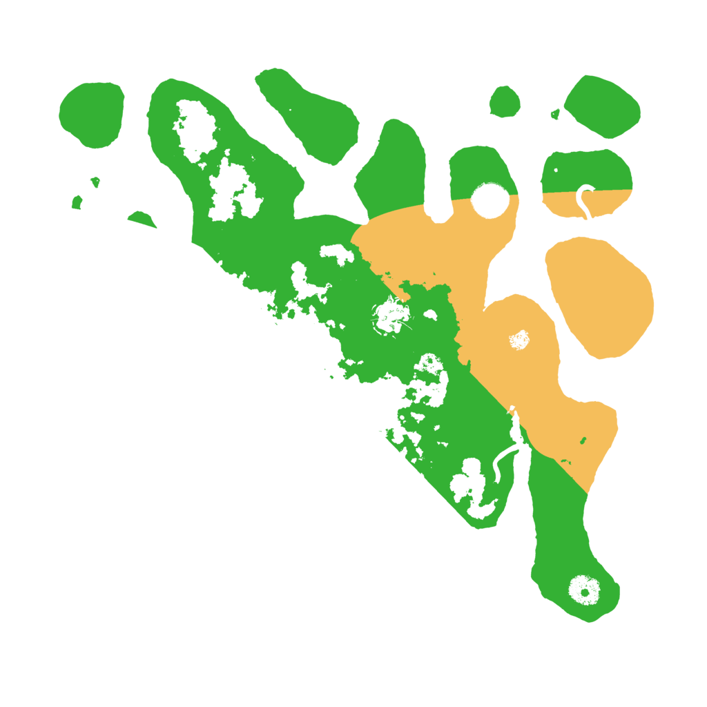 Biome Rust Map: Procedural Map, Size: 3500, Seed: 2606974