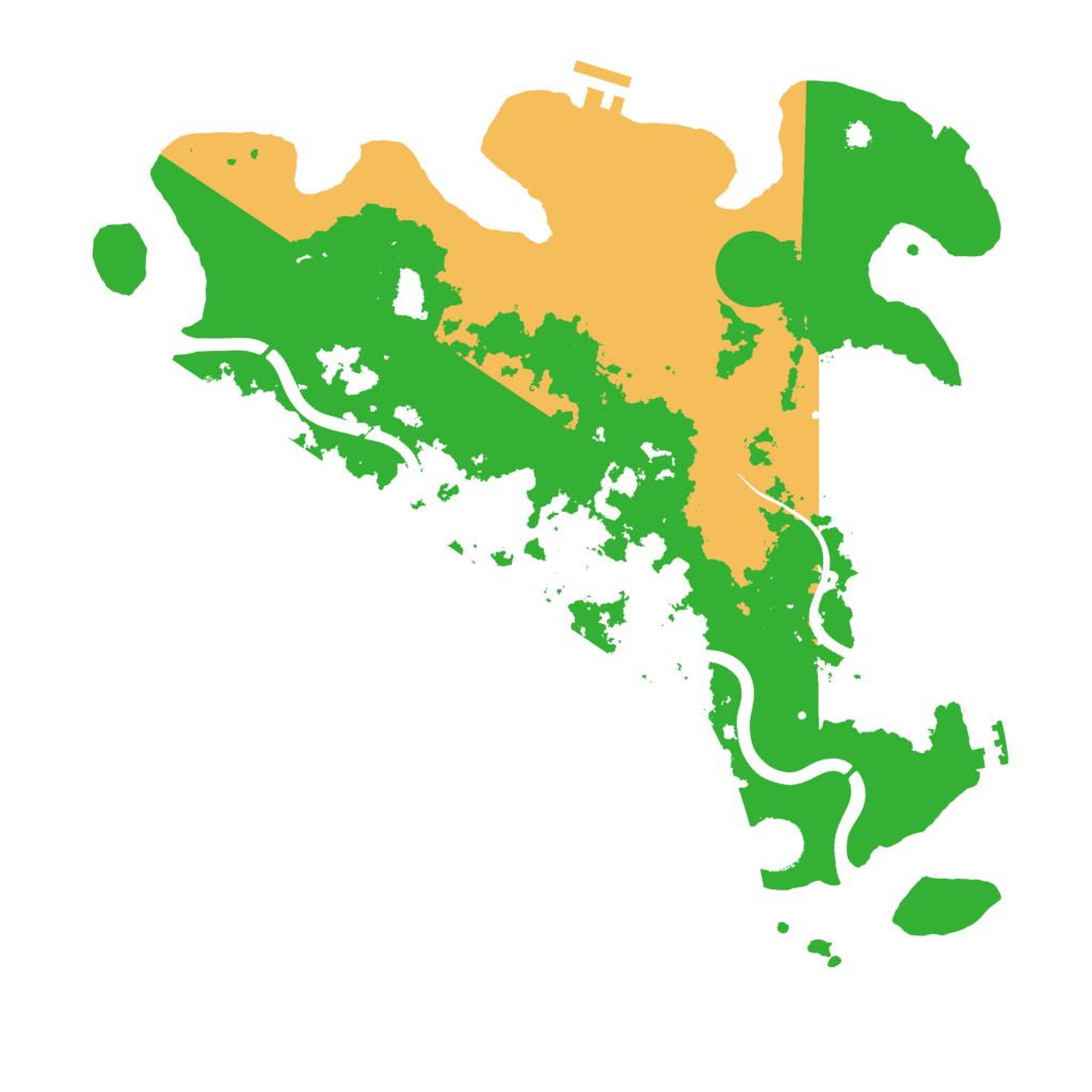 Biome Rust Map: Procedural Map, Size: 3800, Seed: 2806892