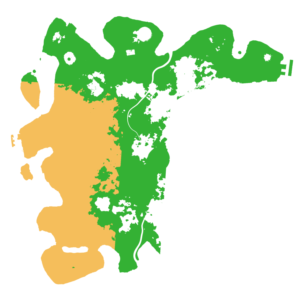 Biome Rust Map: Procedural Map, Size: 3800, Seed: 685895