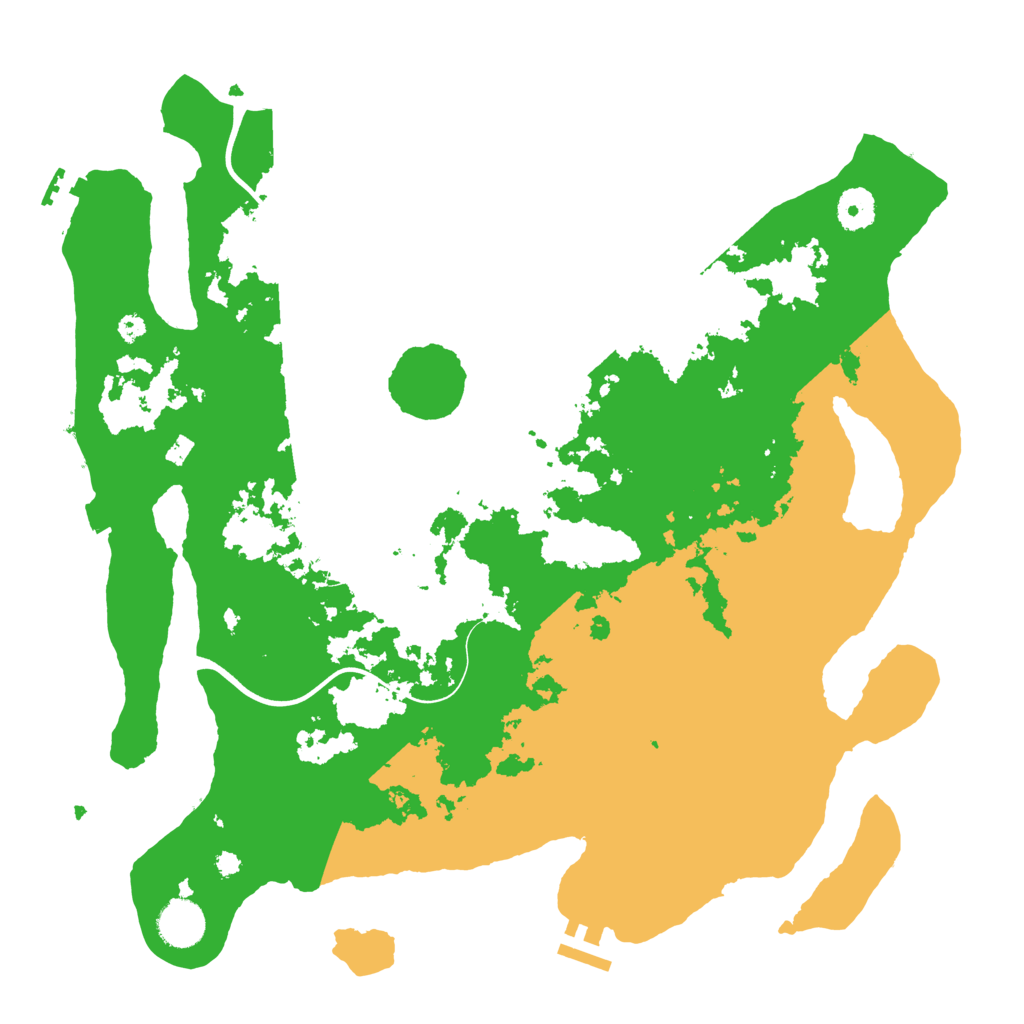 Biome Rust Map: Procedural Map, Size: 3800, Seed: 5264867
