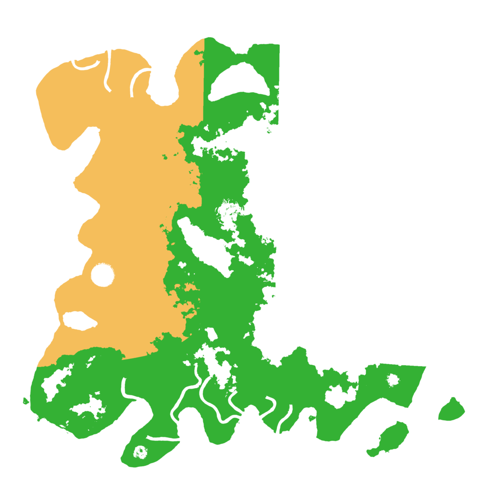 Biome Rust Map: Procedural Map, Size: 3800, Seed: 409822